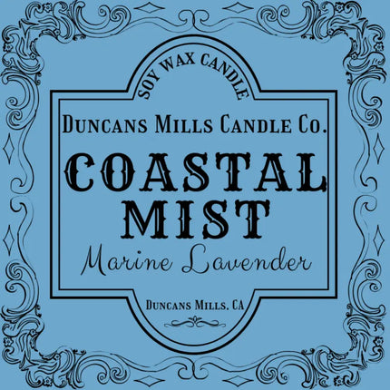 Coastal Mist Soy Wax Candle | Marine Lavender - Duncans Mills Candle Co.