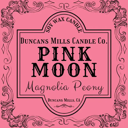 Pink Moon Soy Wax Candle | Magnolia & Peony - Duncans Mills Candle Co.