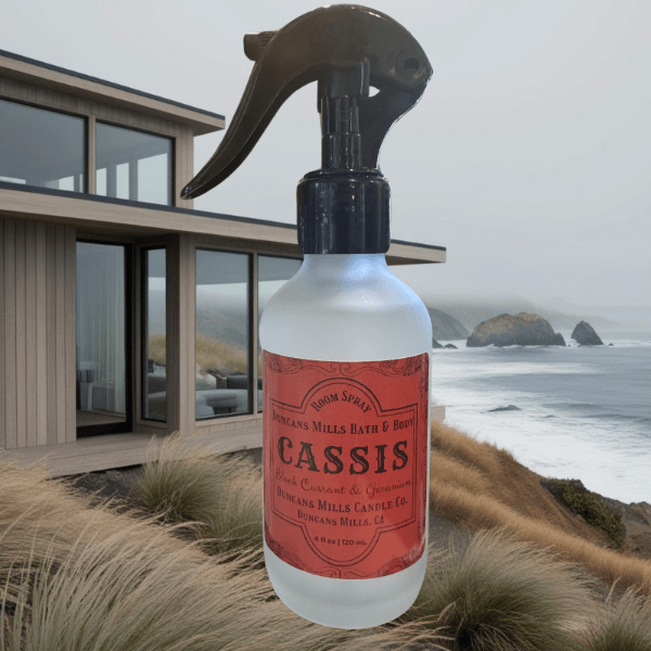 Linen & Room Spray ~ Cassis ~ Black Currant & Geranium - Duncans Mills Candle Co.