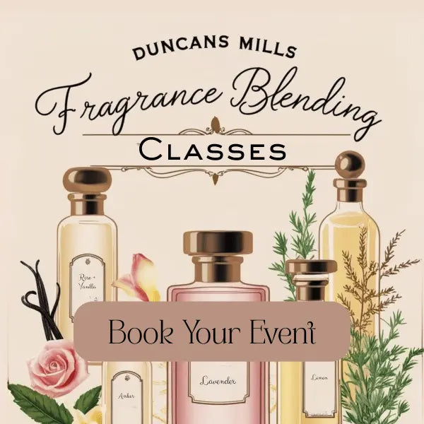 Create Your Signature Scent fragrance blending class at Duncans Mills Candle Co. fragrance bar