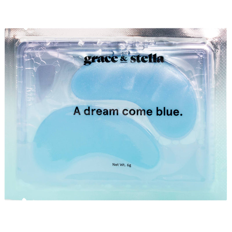 Grace & Stella A Dream Come Blue Under Eye Gel Patches in Packet