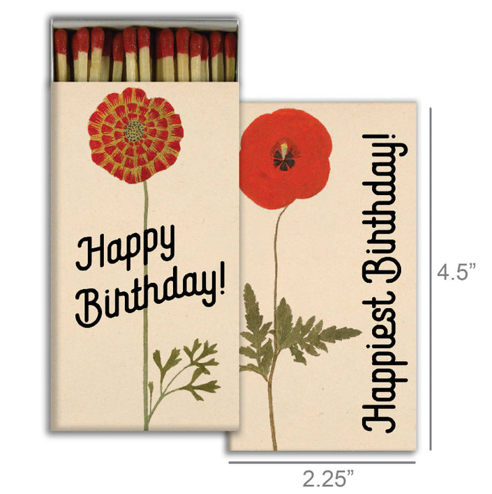 Happy Birthday Matchbox and Matchsticks