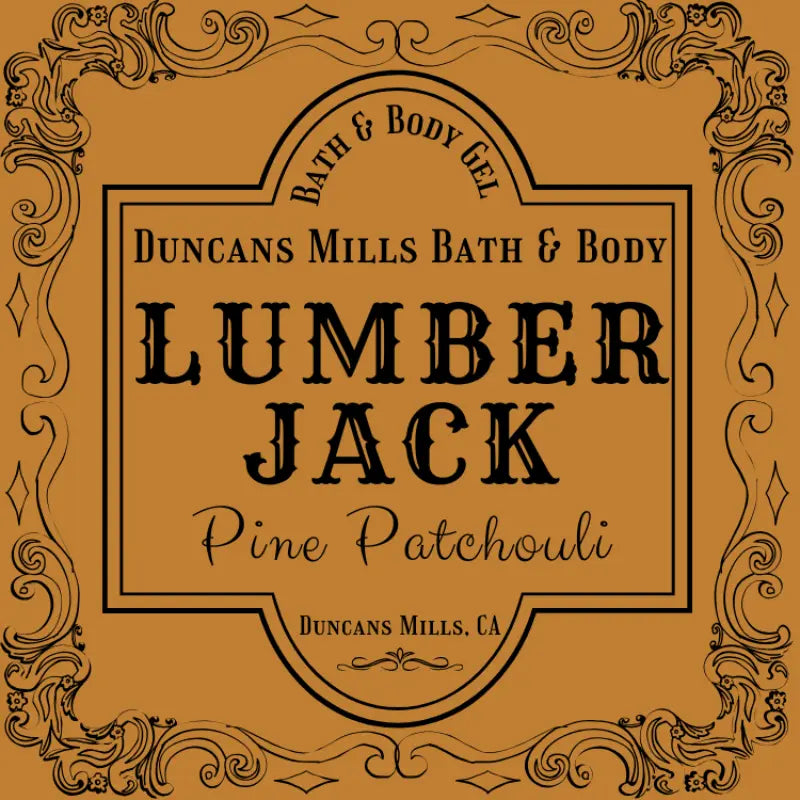 Bath Gel ~ Lumberjack ~ Pine & Patchouli - Duncans Mills Candle Co.