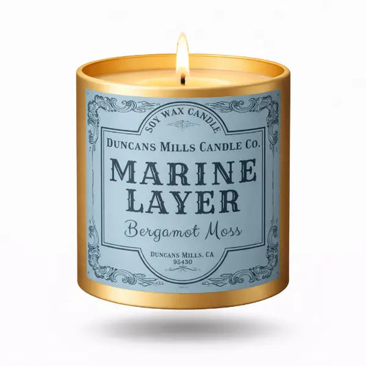 Marine Layer Infinity Tin Soy Wax Candle on a white background