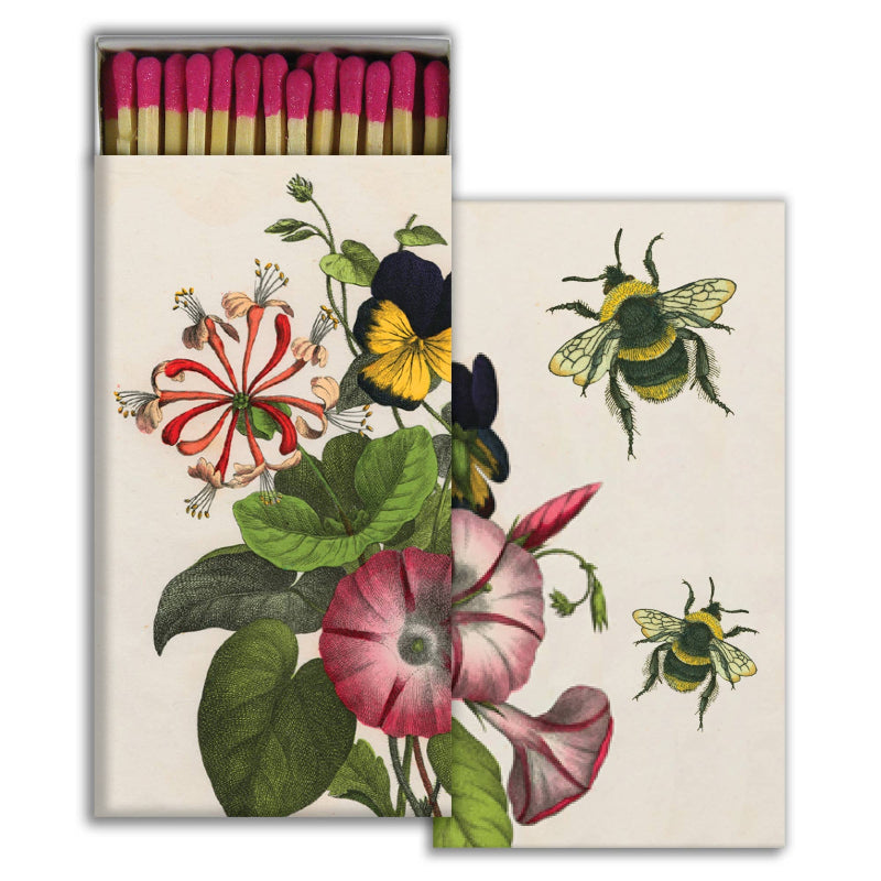 Matches_Bee_Pansy_Honeysuckle_Morning_Glory with Matchsticks