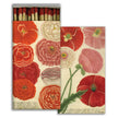 Poppy Design on Matchbox with Matchsticks