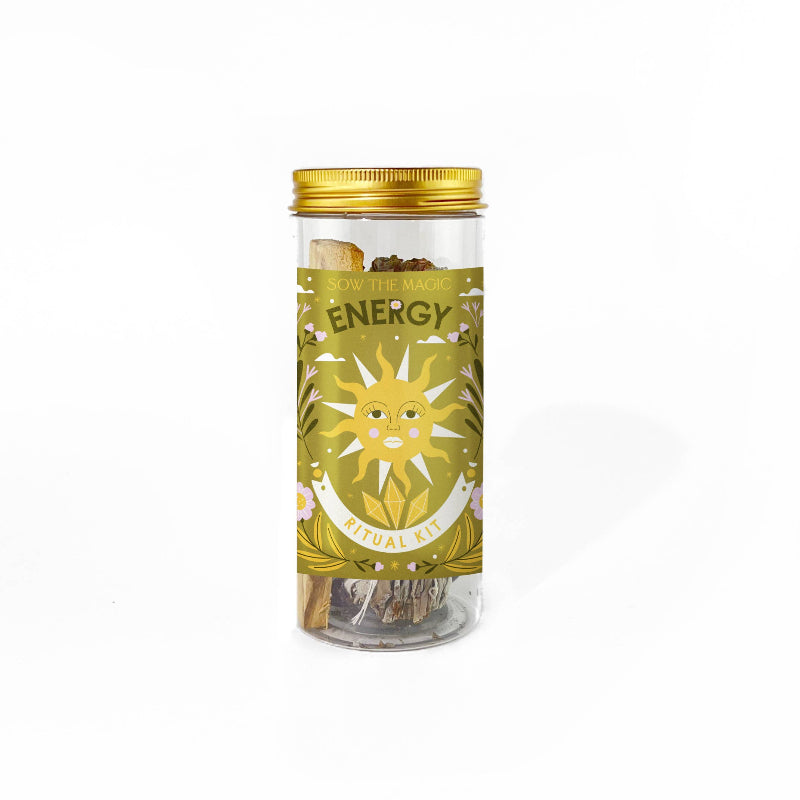 Ritual Kit ~ Energy with Aventurine, Palo Santo + Sage
