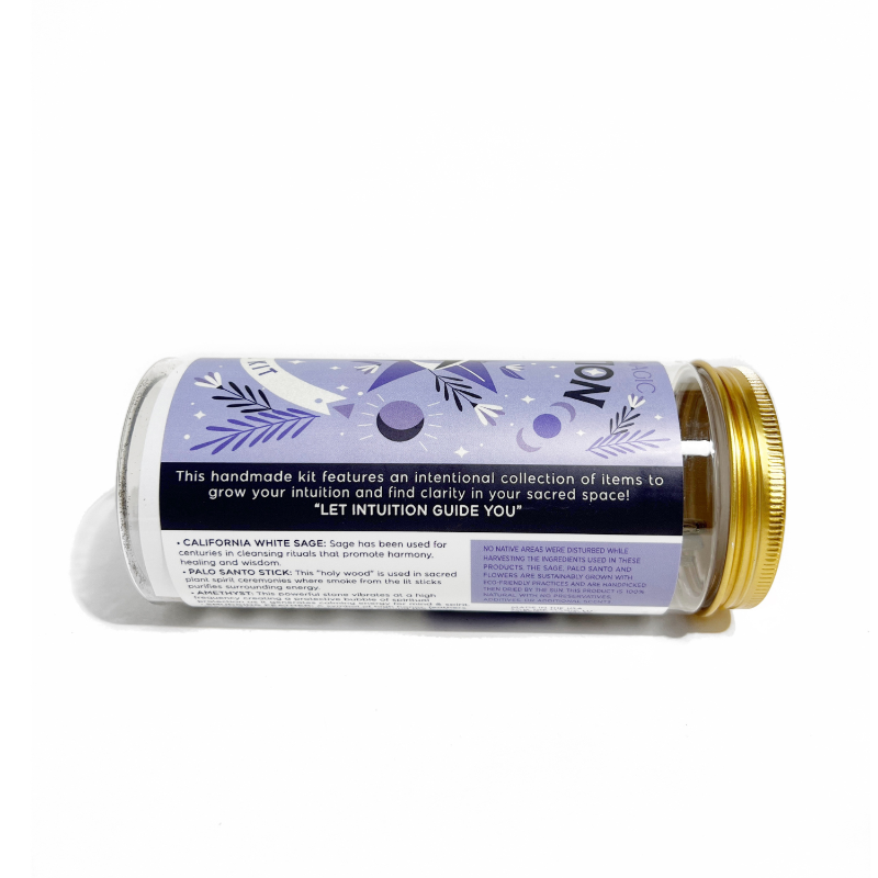 Ritual Kit ~ Intuition with Amethyst, Palo Santo + Sage