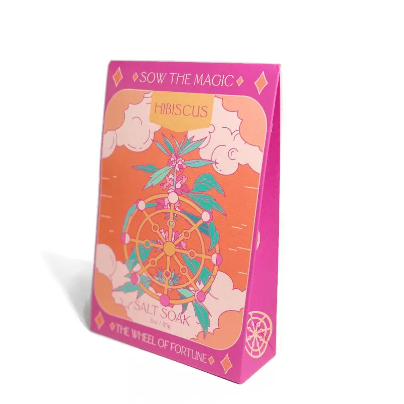 Salt Soak for Bath ~ Hibiscus Wheel of Fortune - Duncans Mills Candle Co.