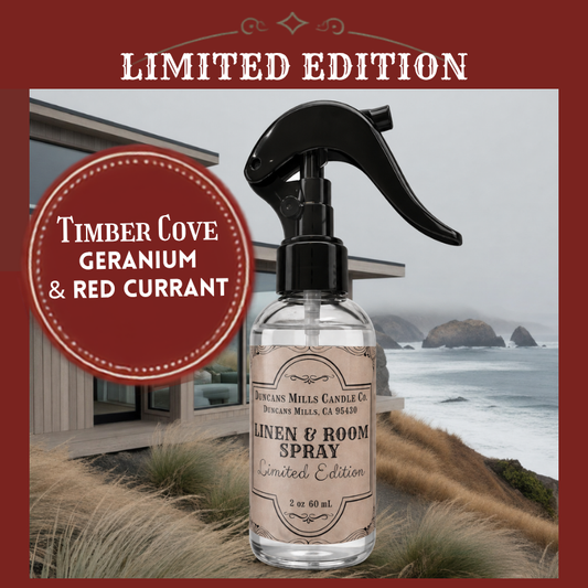 Linen & Room Spray | Timber Cove | Red Currant & Geranium